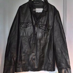 High Quality Leather Jacket sz L